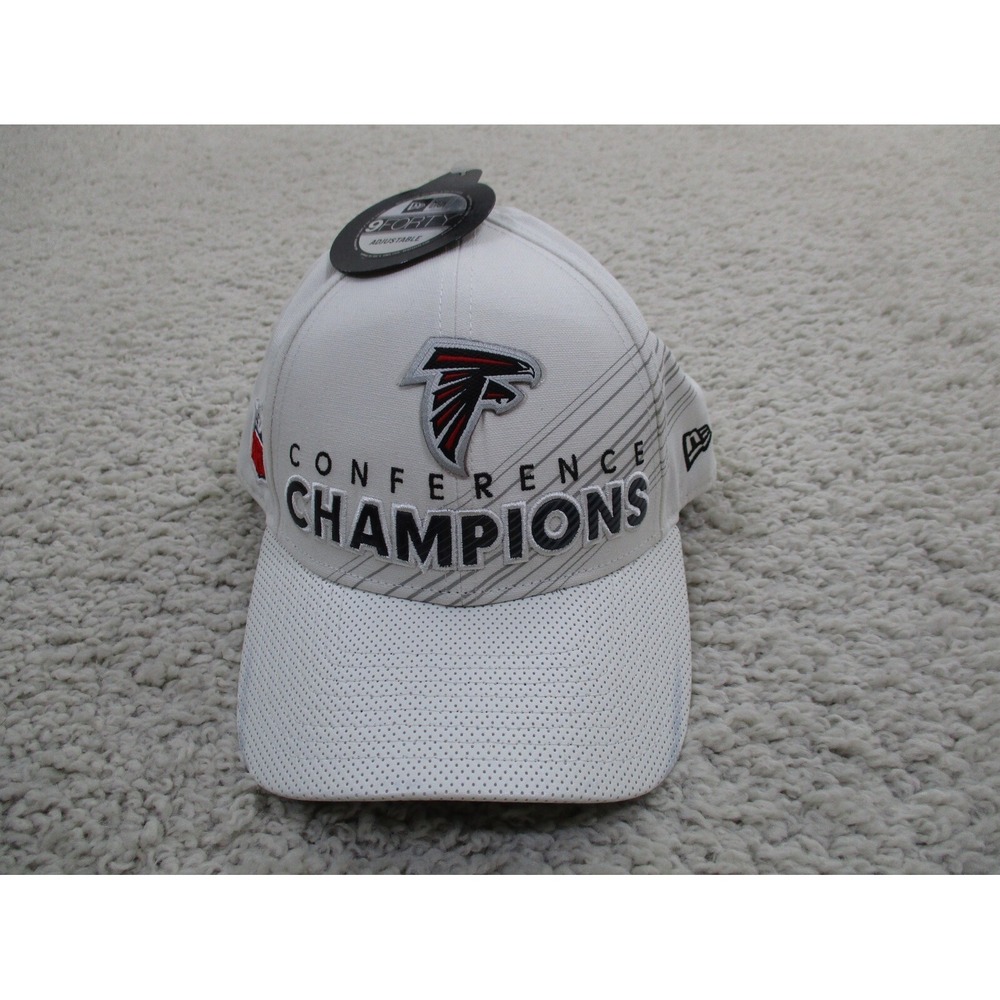 Atlanta Falcons Hat Cap Mens White Strap Back New Era 9Forty Super Bowl Football